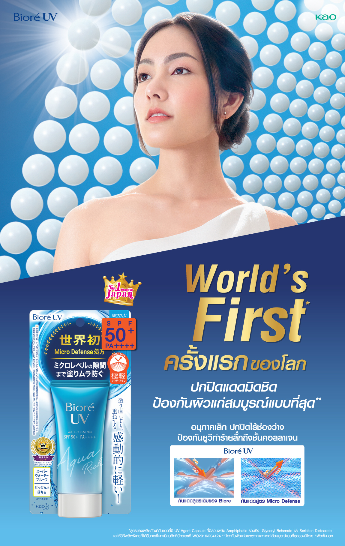 Biore UV Aqua Rich Watery Essence SPF50+ PA++++